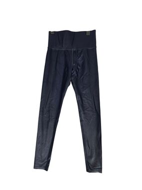 Carbon38 Navy Shiny high rise Leggings